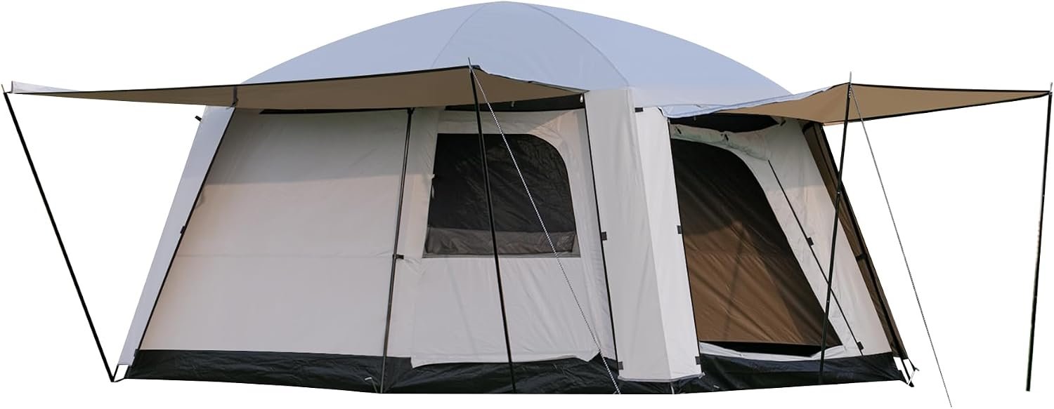 4-6 Person Camping Tent, Large Family Cabin Tent
