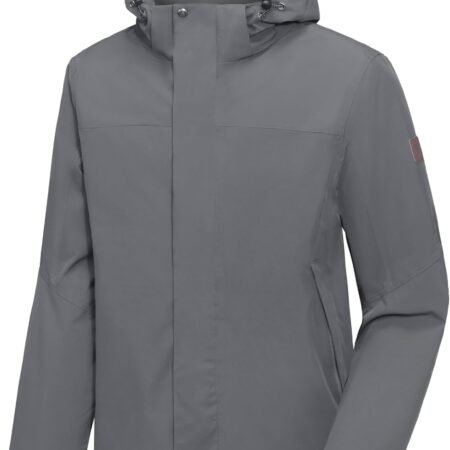 Men's Waterproof Ski/Snowboard Jacket, Windproof and Warm Jacket, with Detachable Hood