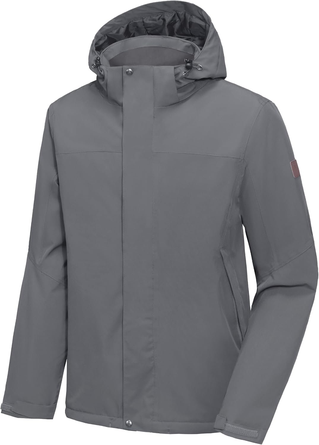 Men's Waterproof Ski/Snowboard Jacket, Windproof and Warm Jacket, with Detachable Hood