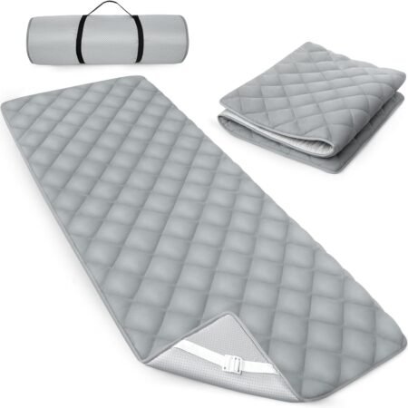Quilted Foam Camping Mattress, Non-Slip, Ultra-Soft and Comfortable