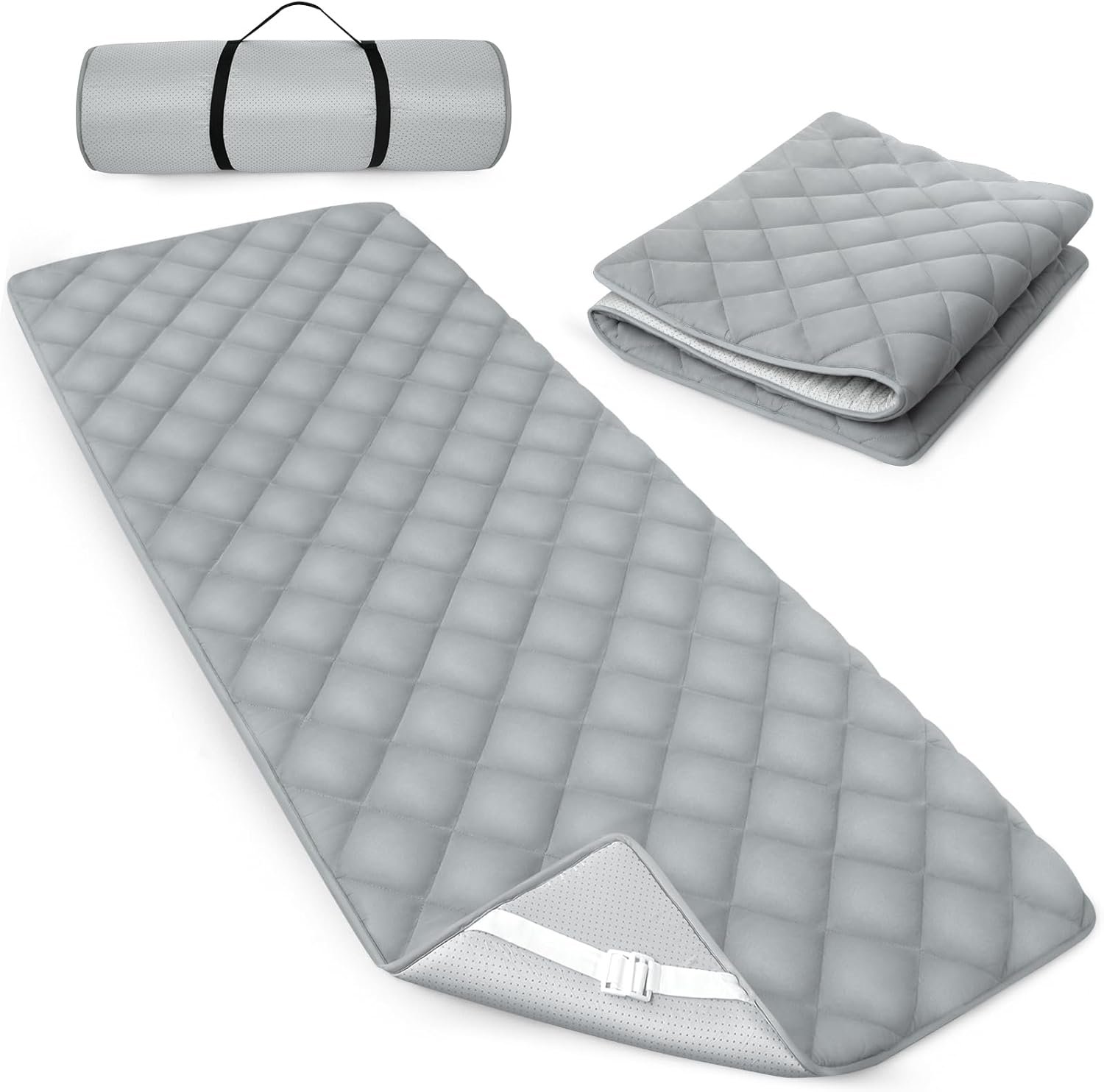 Quilted Foam Camping Mattress, Non-Slip, Ultra-Soft and Comfortable
