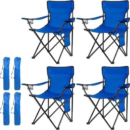 Folding Camping Chair - Lightweight, No Assembly Required